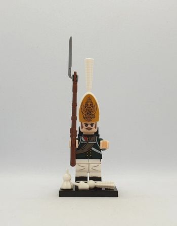 💂 Figurine Guerres Napoléoniennes - Grenadier Pavlov Russe - (Style Lego) 💂