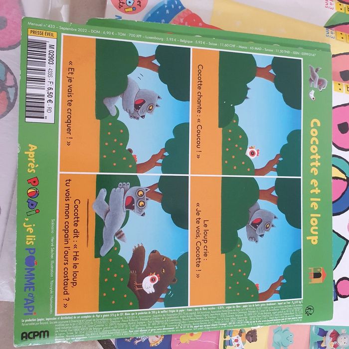 Lot de 16 magazines mensuel Popi, petit ours brun - photo numéro 7