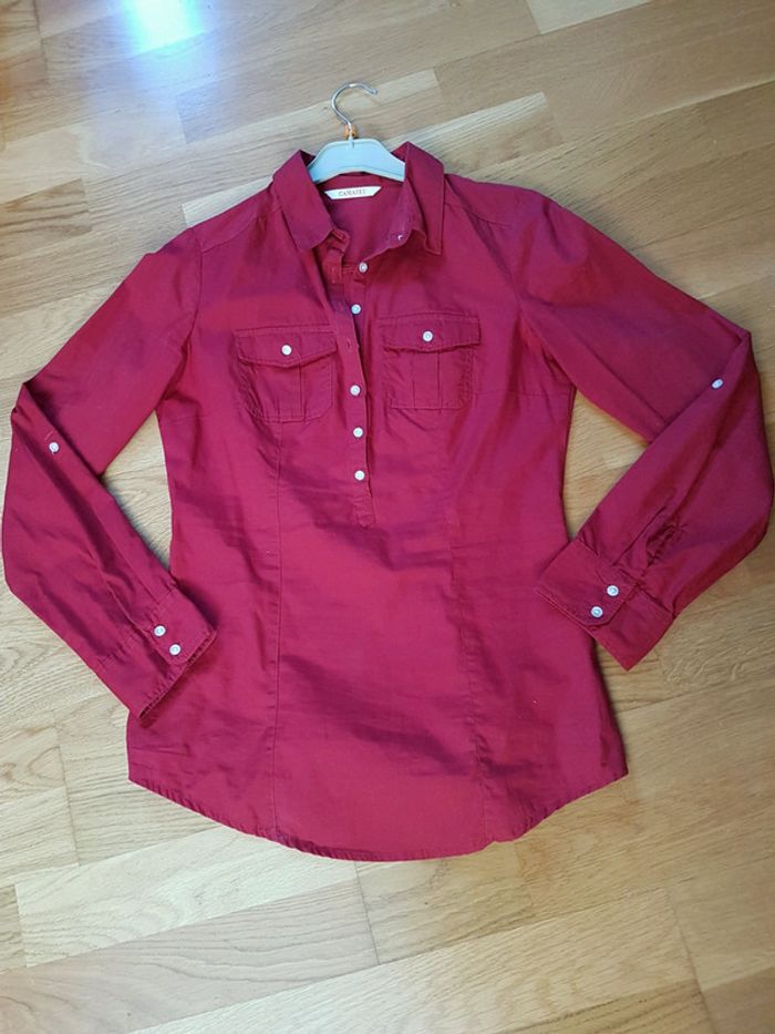 Chemise bordeau - photo numéro 3