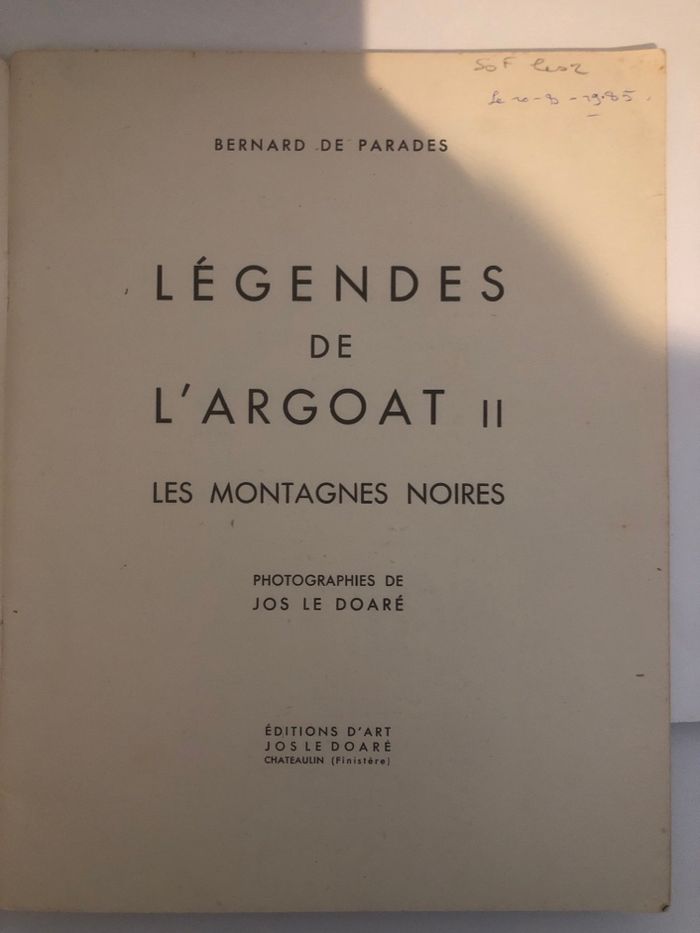 Légendes de l’Argoat - Les montagnes noires - Photographie de Jos le Doaré - photo numéro 2