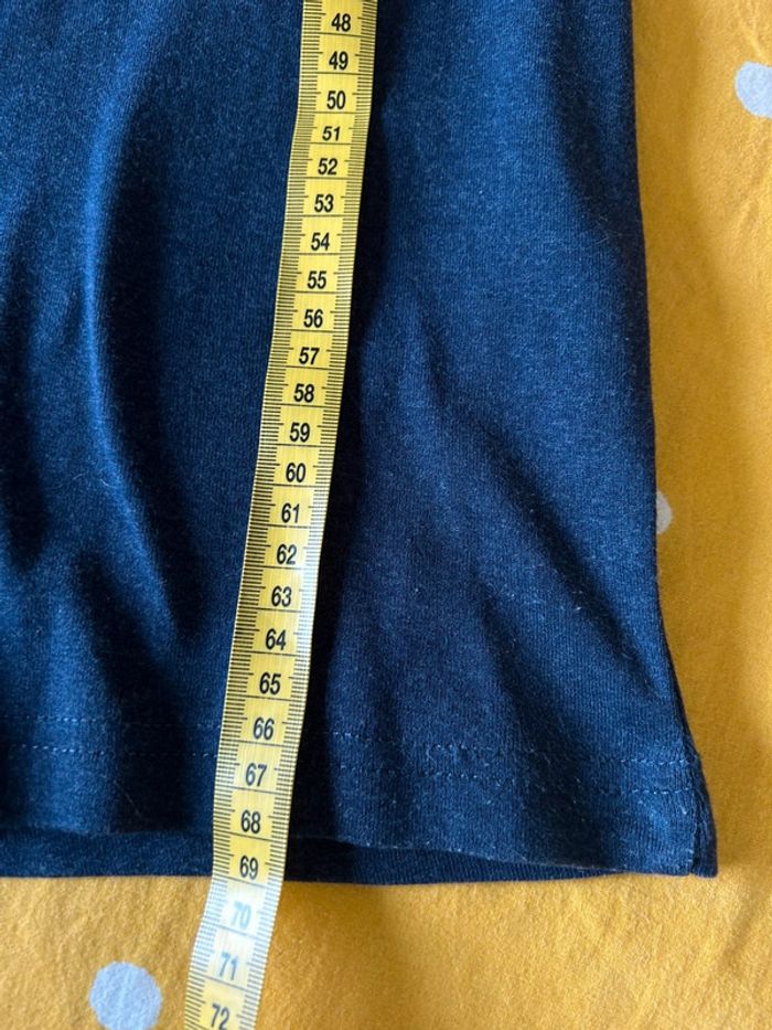 T-shirt à manches longues en coton taille s  bleu marine - c&a - photo numéro 5