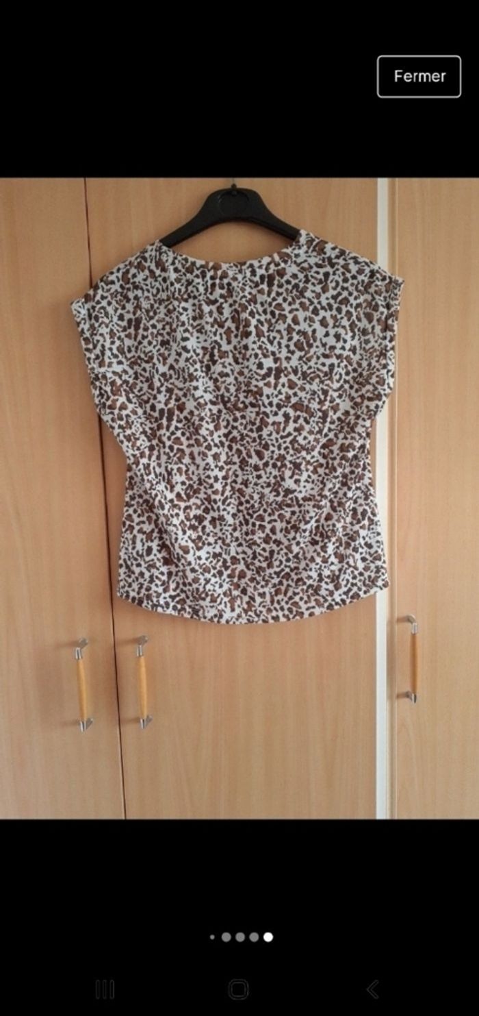 Joli tee shirt t xs léopard pull&bear peut s - photo numéro 6
