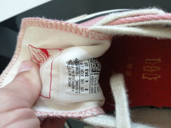 Converse rose basse 36. 5 - photo numéro 6