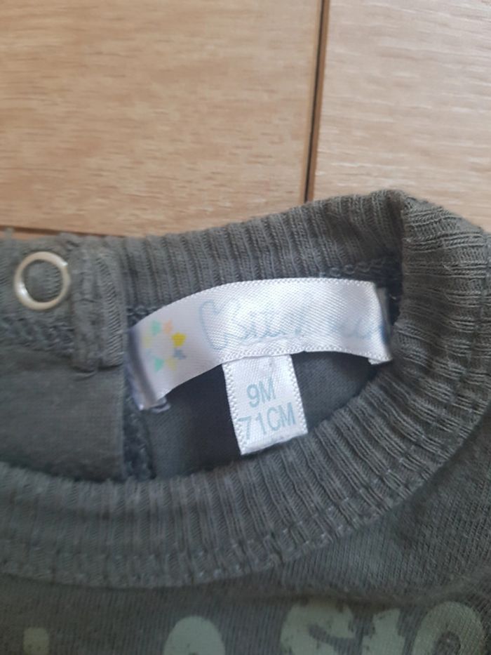 Tee-shirt manches courtes 9 mois/ 71 cm - photo numéro 3