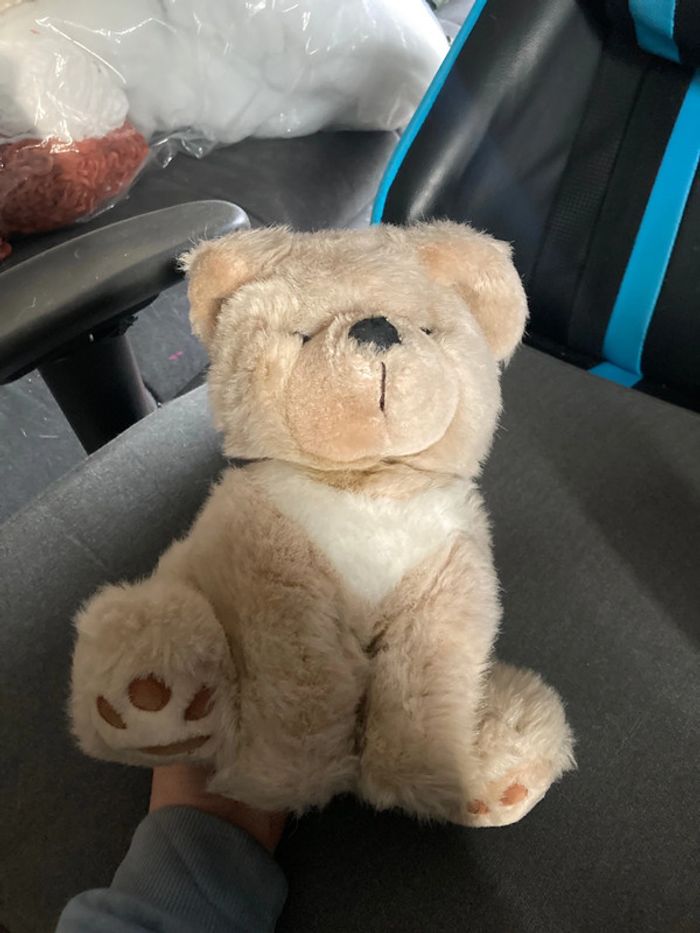 Peluche ours beige