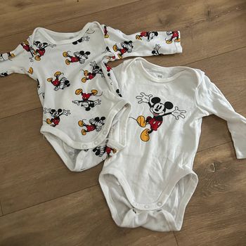 Lot de 2 bodies Mickey