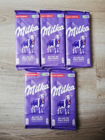 Tablettes Milka lait