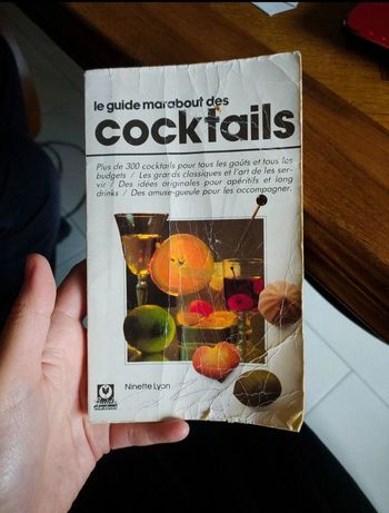 Livre le guide marabout des cocktails vintage