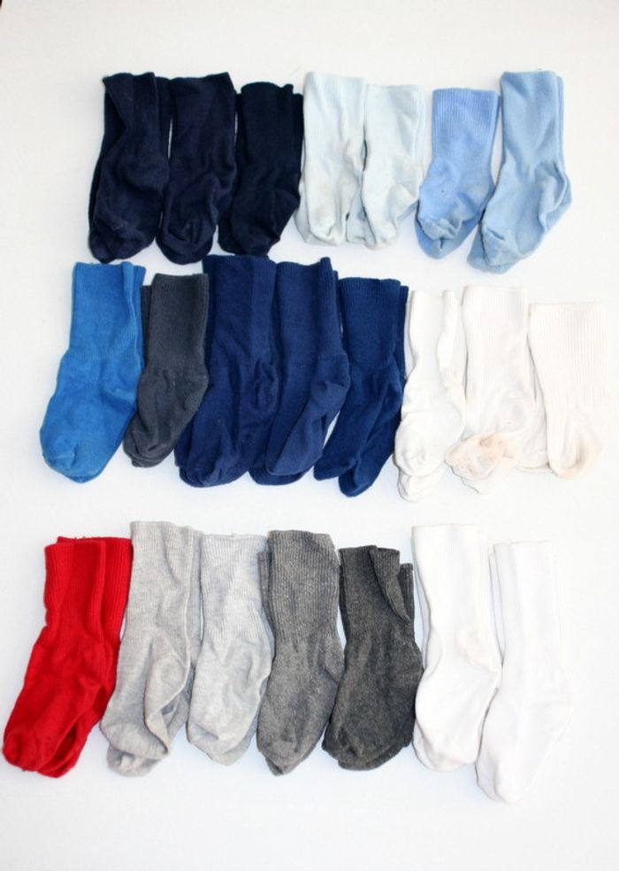 Lot de 22 paires de chaussettes sans taille