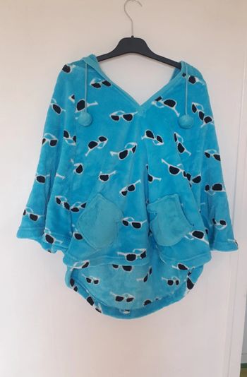 Poncho à capuche - Haut de pyjama