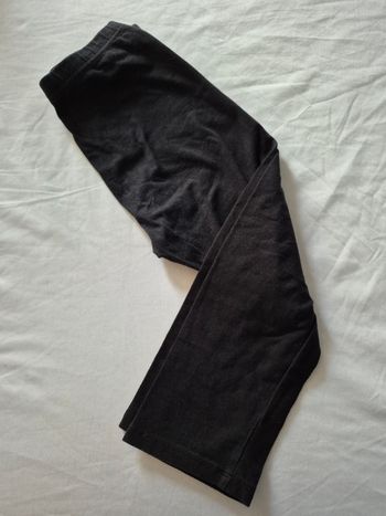 Legging noir 3/4 10-12 ans