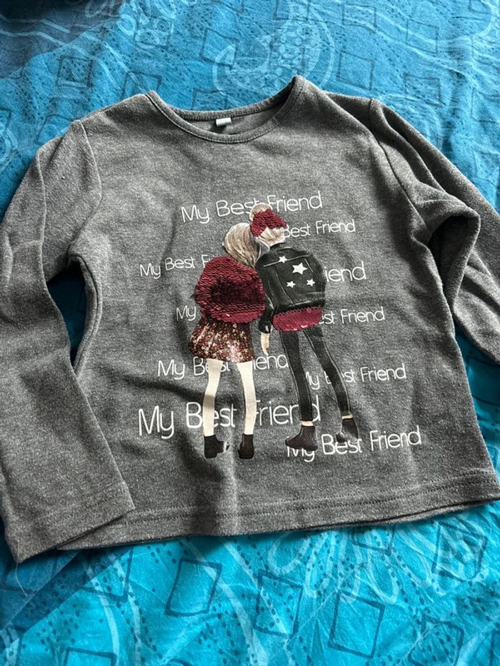 Teeshirt manche longue réversible