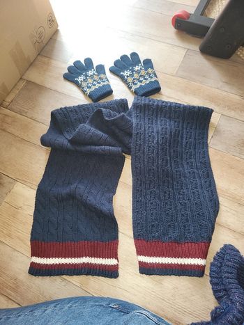 Écharpe gants