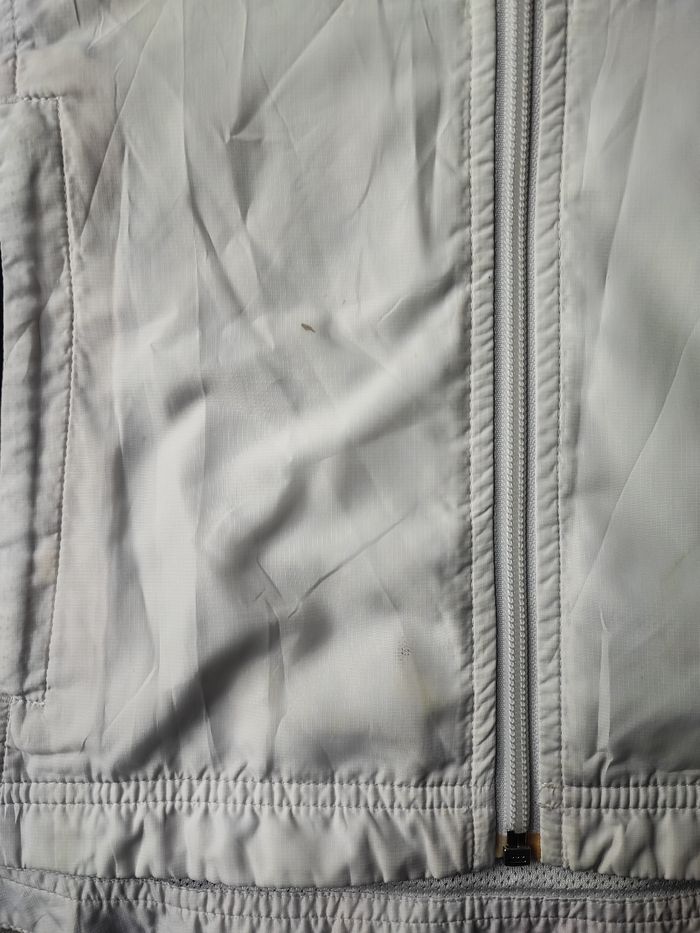 Veste de survêtement Adidas Mixte 40 blanc et bleu marine 2003 - photo numéro 2