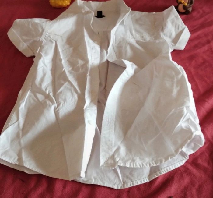 Chemise manches courtes blanche - photo numéro 2