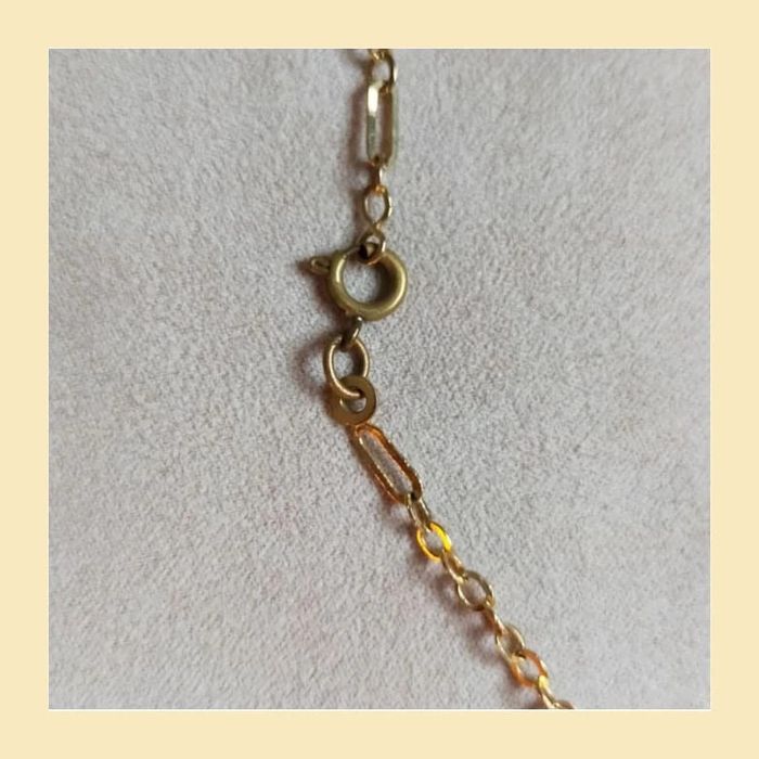 Bracelet de cheville doré vintage – Chaînette fine et élégante - photo numéro 4