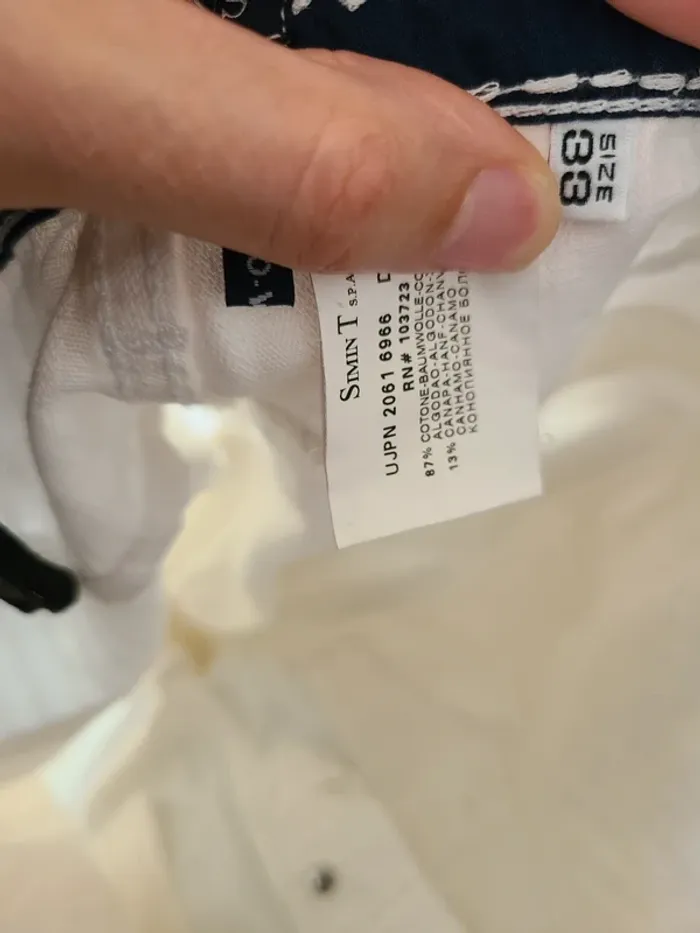 Jeans blanc homme Armani - photo numéro 8