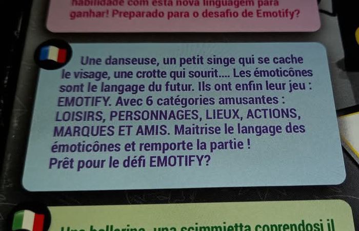 Émotify Le jeu des emoticones comme  neuf 
Diset À partir de 10 ans 
Il a juste était ouvert et utilisé 1 fois - photo numéro 3
