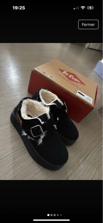 Chaussure sandale molletonné  neuf