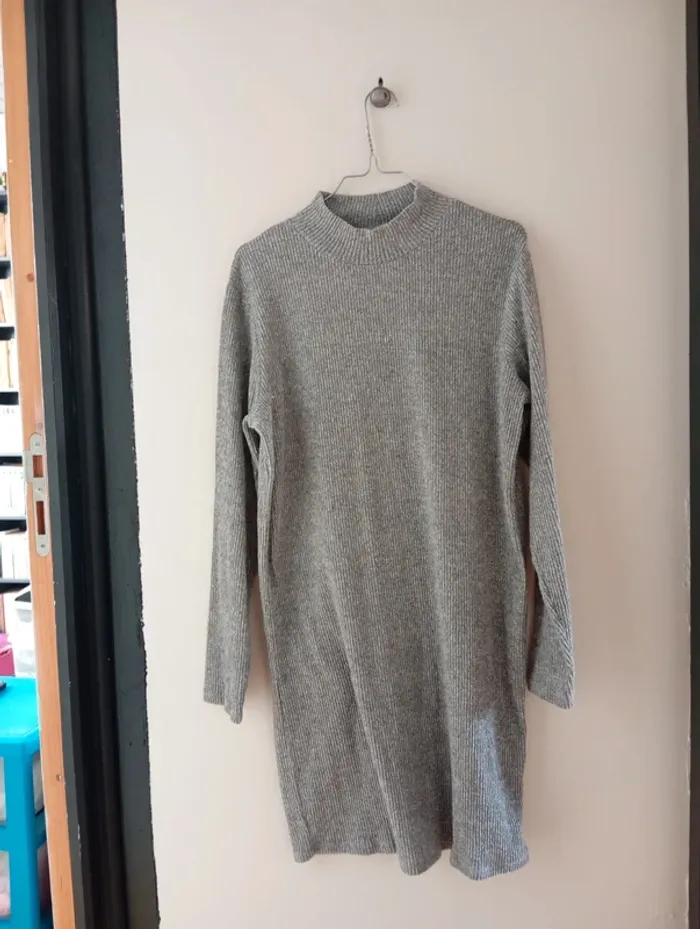 Robe pull grise femme taille Xl - photo numéro 2