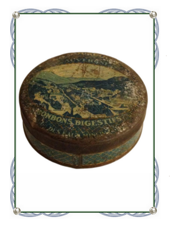 Ancienne boite publicitaire la Bourboule Auvergne en métal pour collectionneur