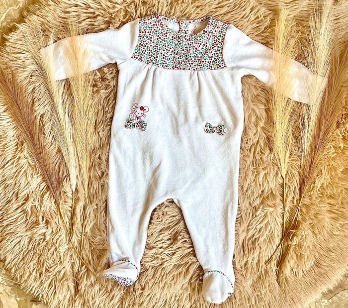 Pyjama velours souris
