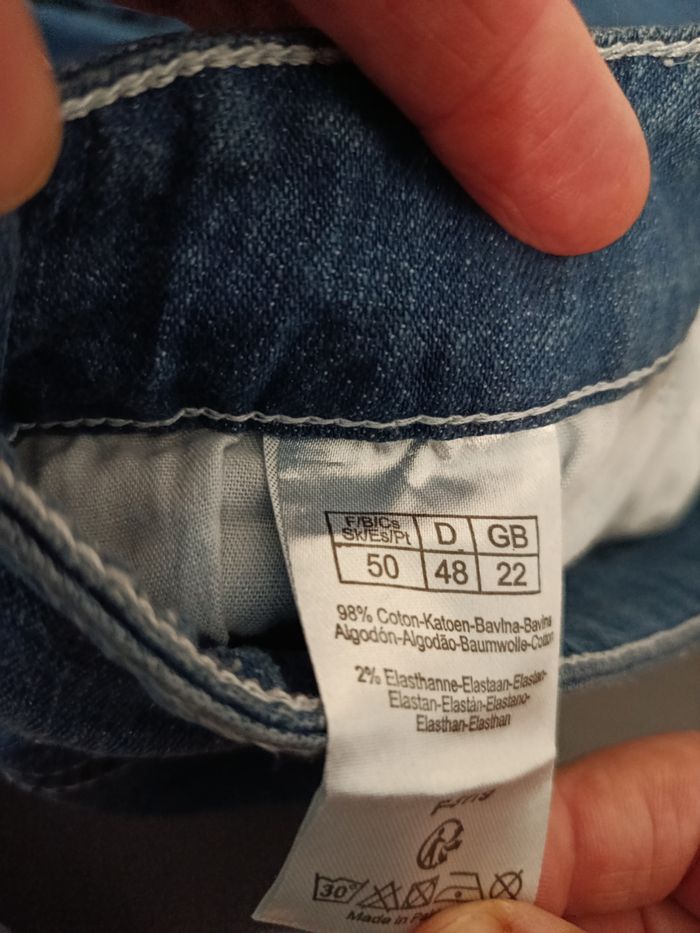 Jean femme 7/8 taille 50 - photo numéro 3