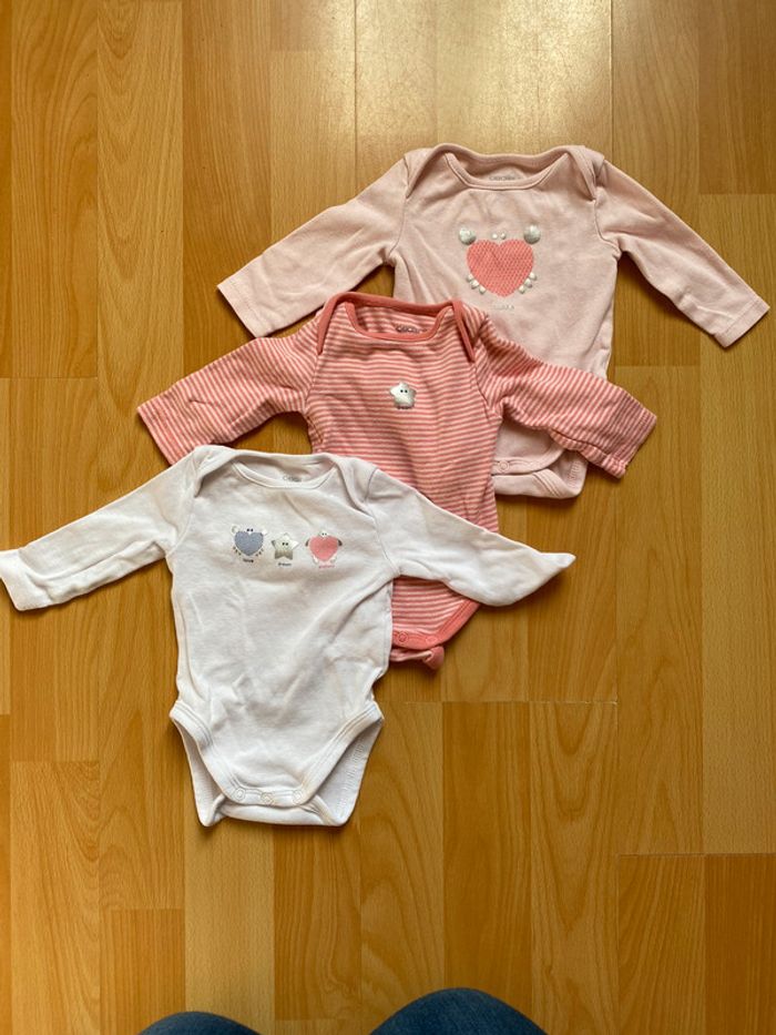 Lot 3 bodies manche longues