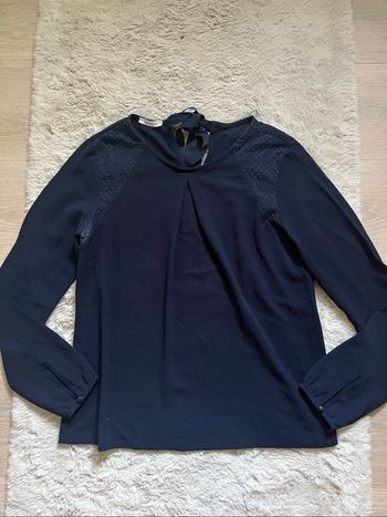 Blouse bleu marine