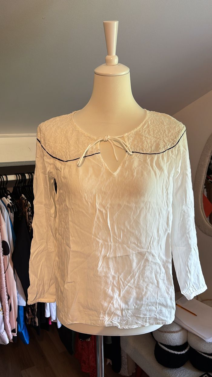 Blouse blanche Naf Naf T34