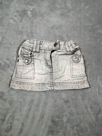 Short fille gris – Taille élastique – 2 ans