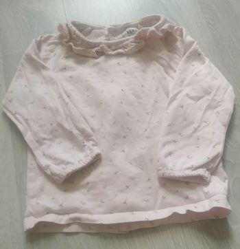 2 T-shirts manche longue 9 mois