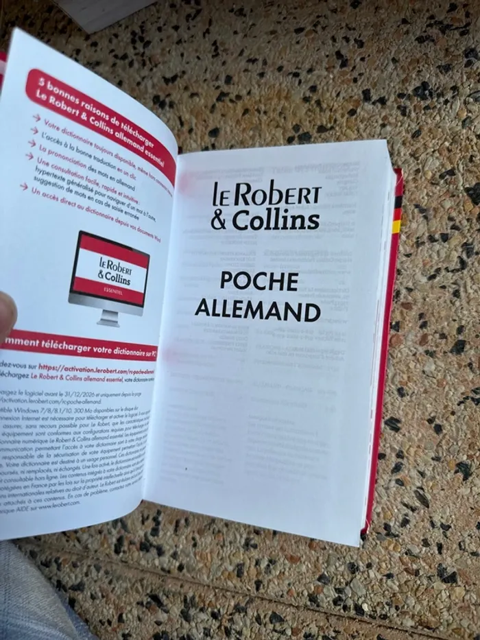 Livre dictionnaire, le Robert Collins allemand - photo numéro 4