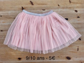 Jupe rose tulle - genre princesse  Taille 9/10 ans