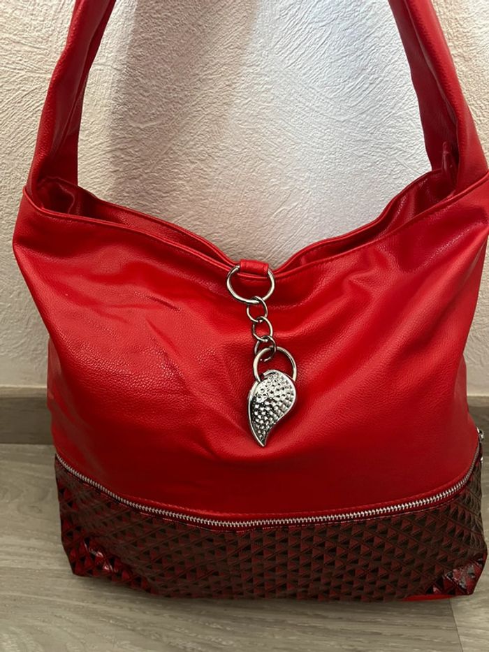 Sac à main rouge - photo numéro 2