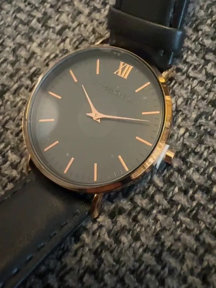 Andreas Osten Mixte Adulte Analogique Montre avec Bracelet en Cuir AO-237