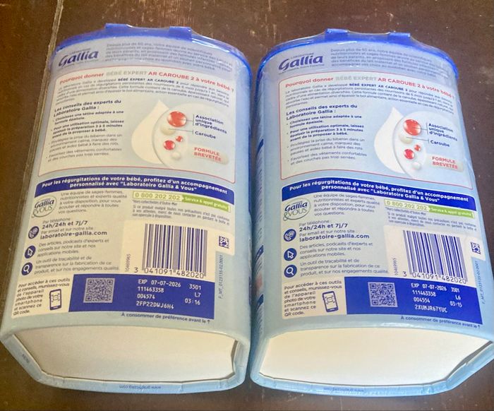 2 boites de Gallia AR 2 eme âge - photo numéro 3