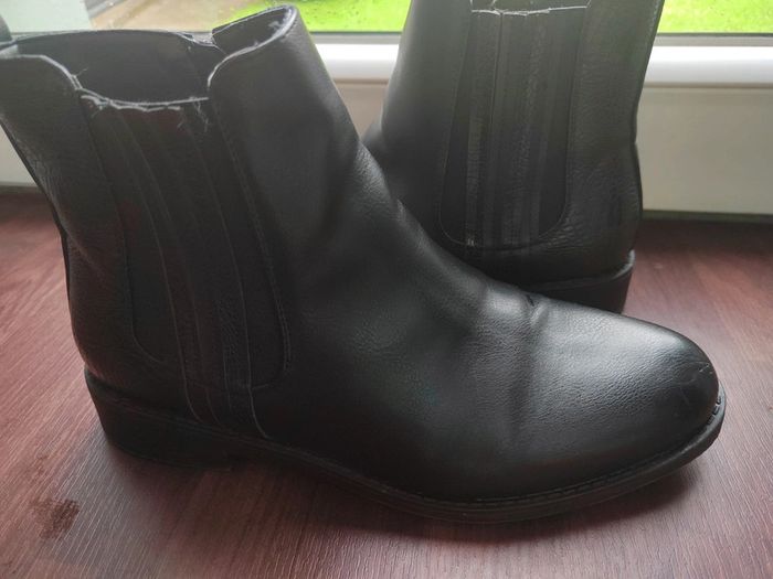 Bottines noires taille 41 peu portées - photo numéro 4