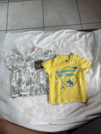 Lots de 2 t-shirt garçon