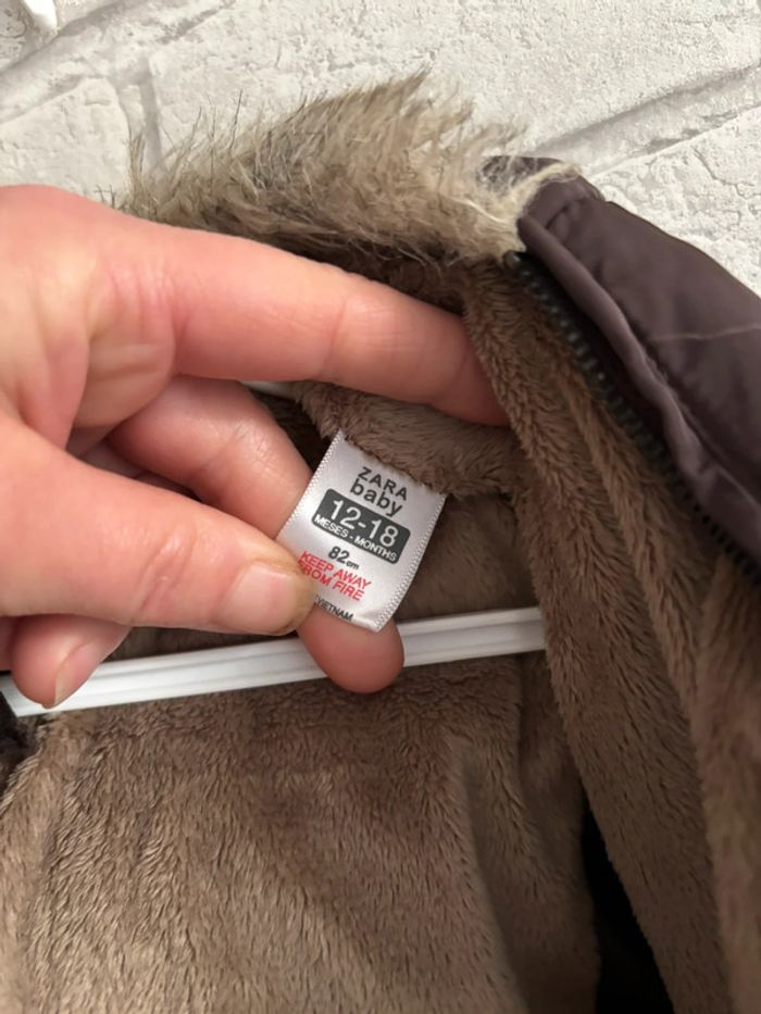 Manteau Zara taille 12/18 mois - photo numéro 4