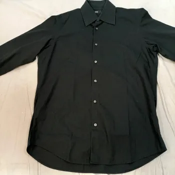 Chemise à manches longues noire - Hugo Boss - 32/33 A1086