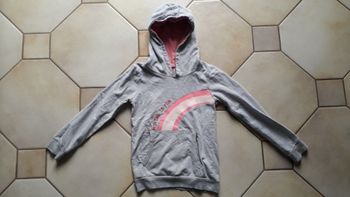 Sweat a capuche gris 6 ans Ninety Eight 