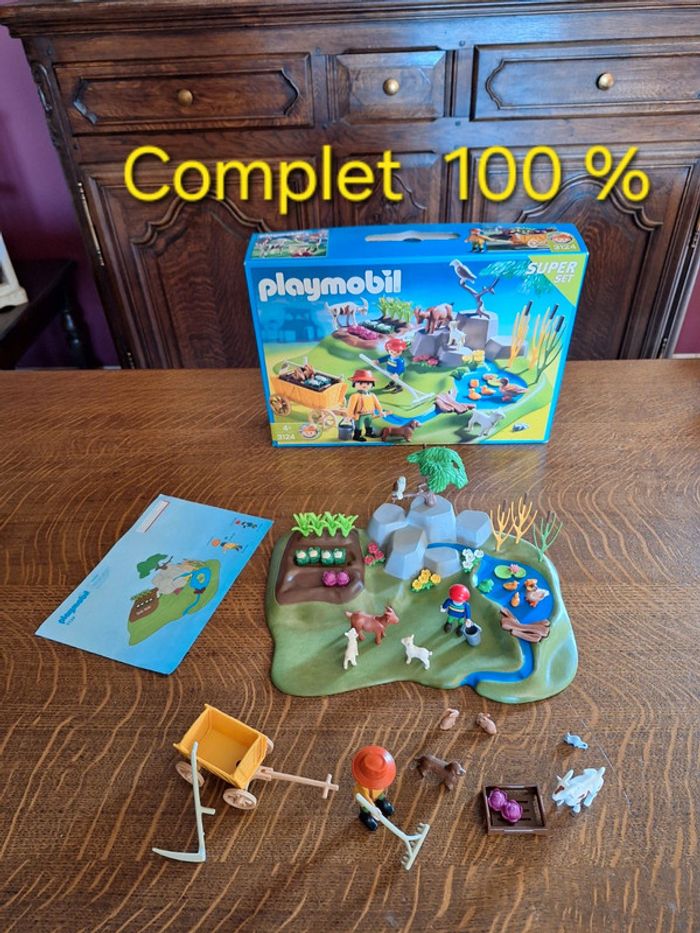 Playmobil potager 3124 complet