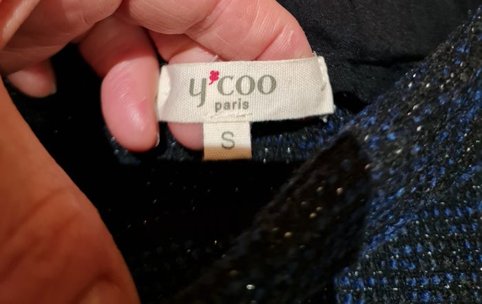 Jupe Y*Coo Paris  T S bleue marine - photo numéro 3