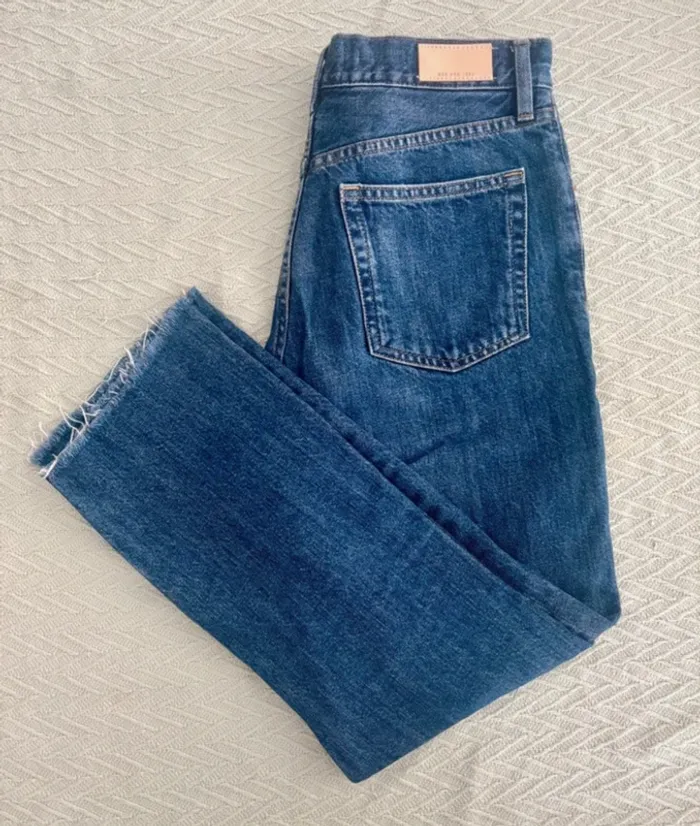 Jeans large taille haute Mango taille 36