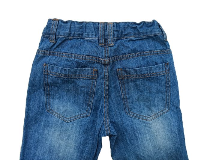 Short en jean bleu délavé. La Redoute. Taille 8 ans. 126 cm - photo numéro 6