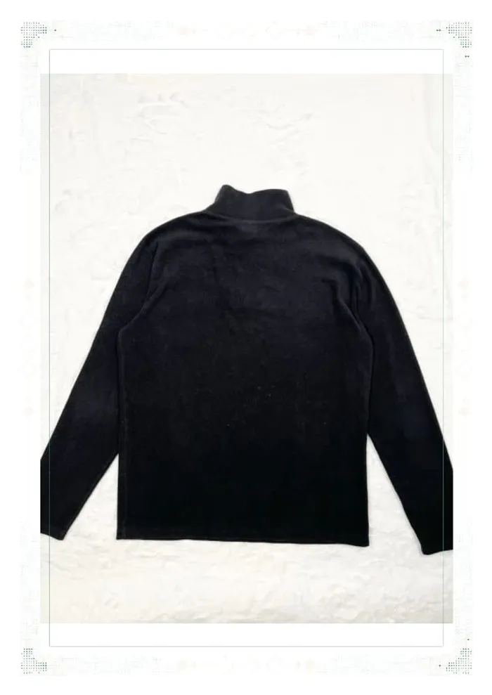 The North Face polaire demi zip noir enfant garçon 14 ans polyester - photo numéro 3