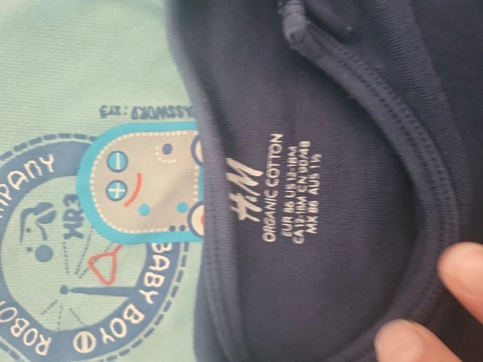 Lot bodies manches courtes garcon 18mois - photo numéro 2