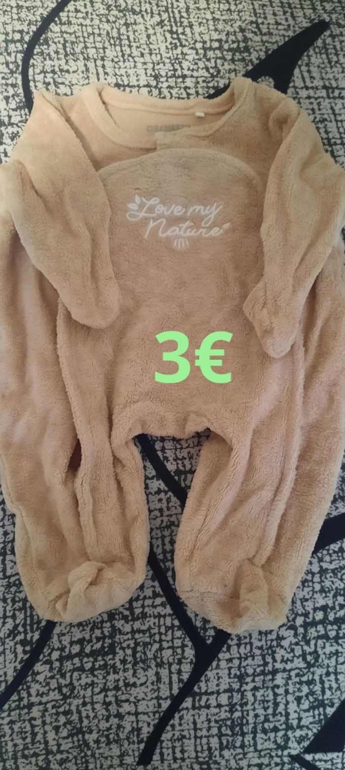 Pyjamas velours bébé naissance - photo numéro 8