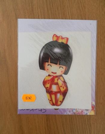 sticker poupée